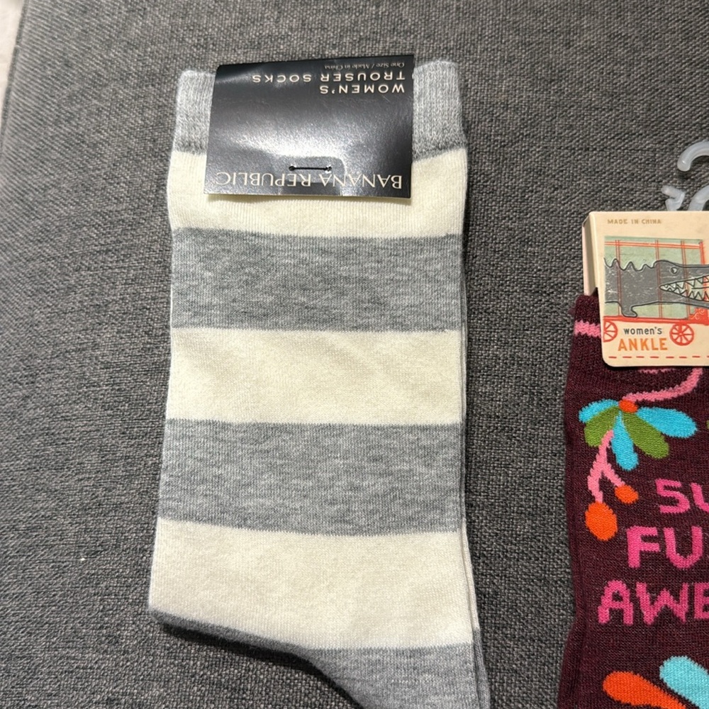 Assorted 5 pack Fun Patterned Socks Set - Picture 2 of 10
